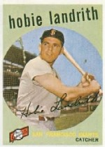 1959 Topps Baseball Cards      422     Hobie Landrith